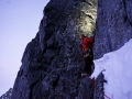 Erstbegehung an der Aiguille de l'Amône im Wallis (c) Simon Chatelan, Silvan Schüpbach