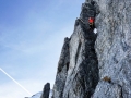 Erstbegehung an der Aiguille de l'Amône im Wallis (c) Simon Chatelan, Silvan Schüpbach