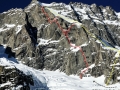 Erstbegehung an der Aiguille de l'Amône im Wallis (c) Simon Chatelan, Silvan Schüpbach