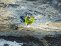 Stephan Siegrist starting the Headwall (c) Frank Kretschmann