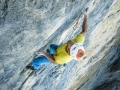 Roger Schäli on the Crux of pitch 6 (8a+) (c) Frank Kretschmann