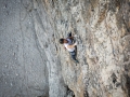 Dani Arnold in der 'Comici' (c) Mammut