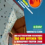 Neueröffnung DAV Kletterzentrum Regensburg am 15.11.08