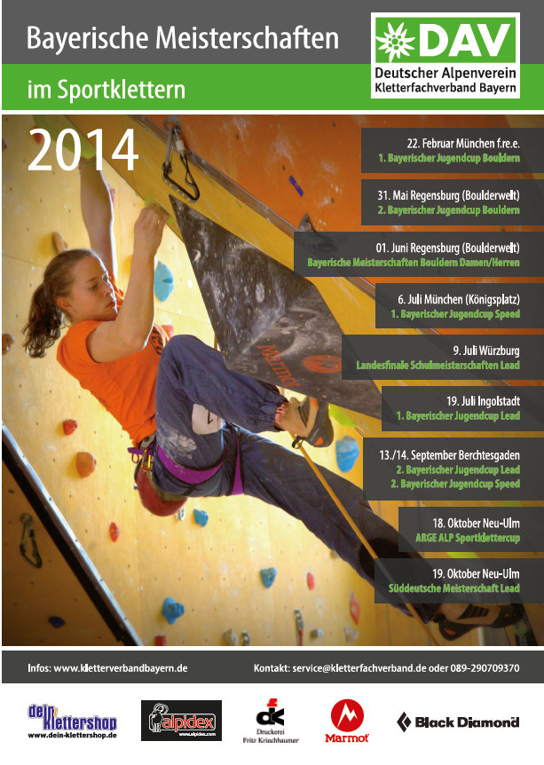 Bayern bouldern in Regensburg um den Titel des Bayerischen Meisters Bayern bouldern in Regensburg um den Titel des Bayerischen Meisters