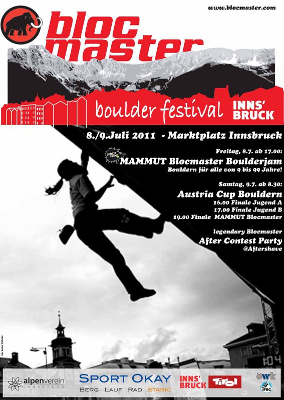 MAMMUT Blocmaster 2011 in Innsbruck