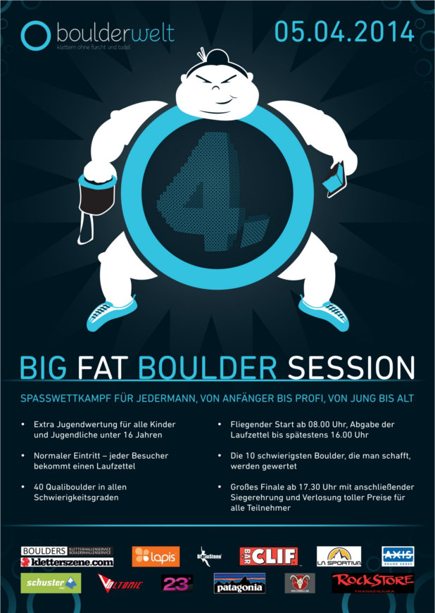 Big Fat Boulder Session 2014: Spaßwettkampf für Jedermann in München