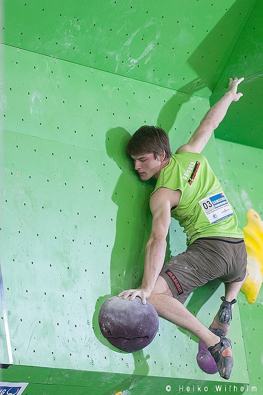 Boulderweltcup 2013 in Log-Dragomer: Erstmals zwei Herren aus dem deutschen Team im Finale Boulderweltcup 2013 in Log-Dragomer: Erstmals zwei Herren aus dem deutschen Team im Finale