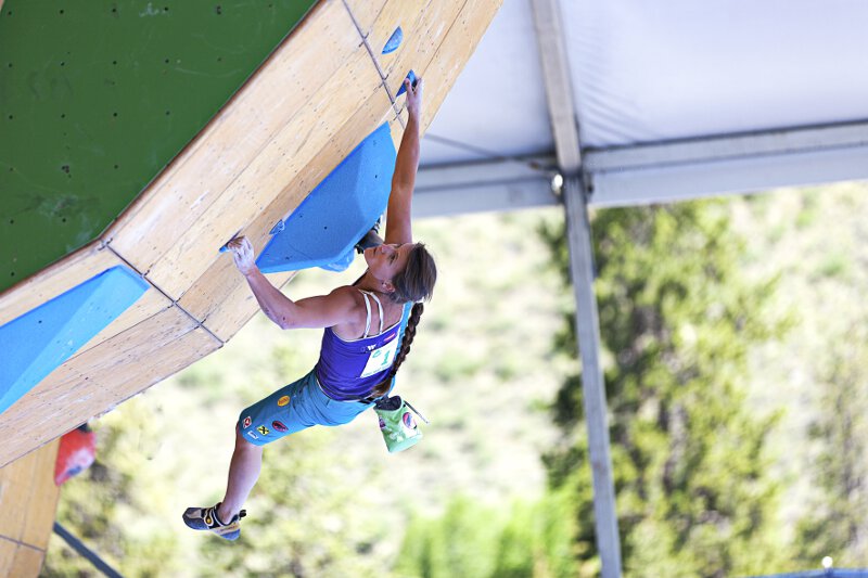 Erneutes "Double" für Kilian Fischhuber und Anna Stöhr beim Boulderweltcup in Vail