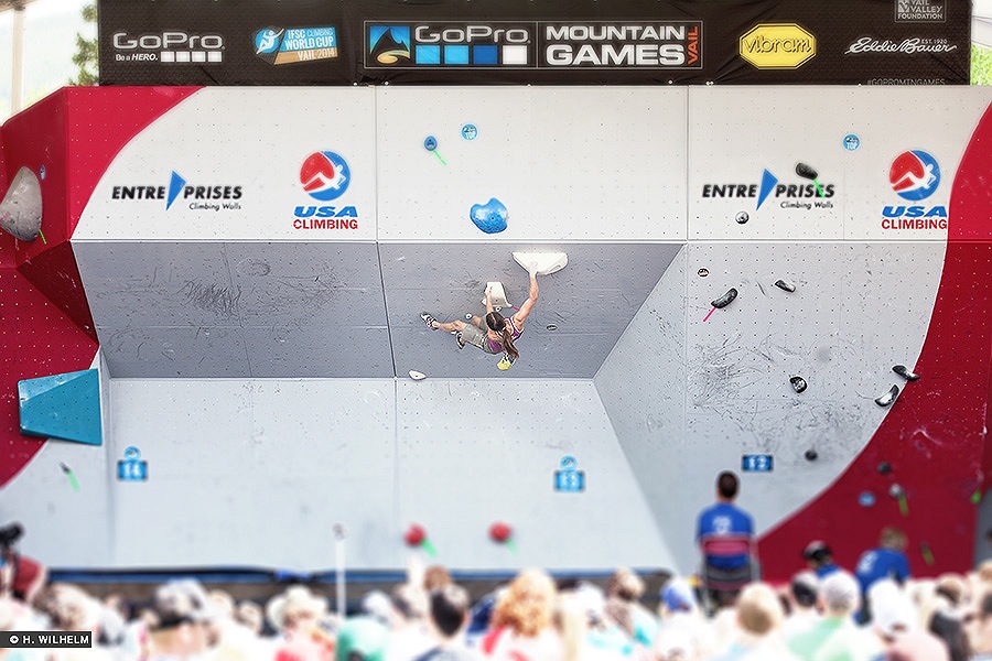 IFSC Boulderweltcup 2014 in Vail: Anna Stöhr zurück auf dem Stockerl