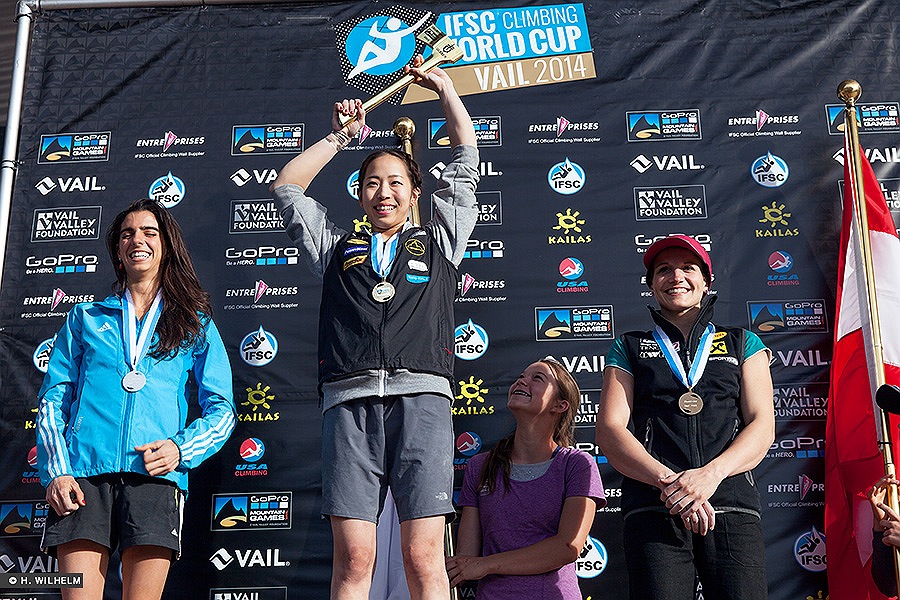 IFSC Climbing World Cup Vail 2014: Noguchi and Sharafutdinov set themselves apart with gold medals IFSC Climbing World Cup Vail 2014: Noguchi and Sharafutdinov set themselves apart with gold medals