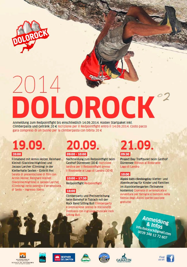 Dolorock Climbing Festival 2014 im Land der Drei Zinnen