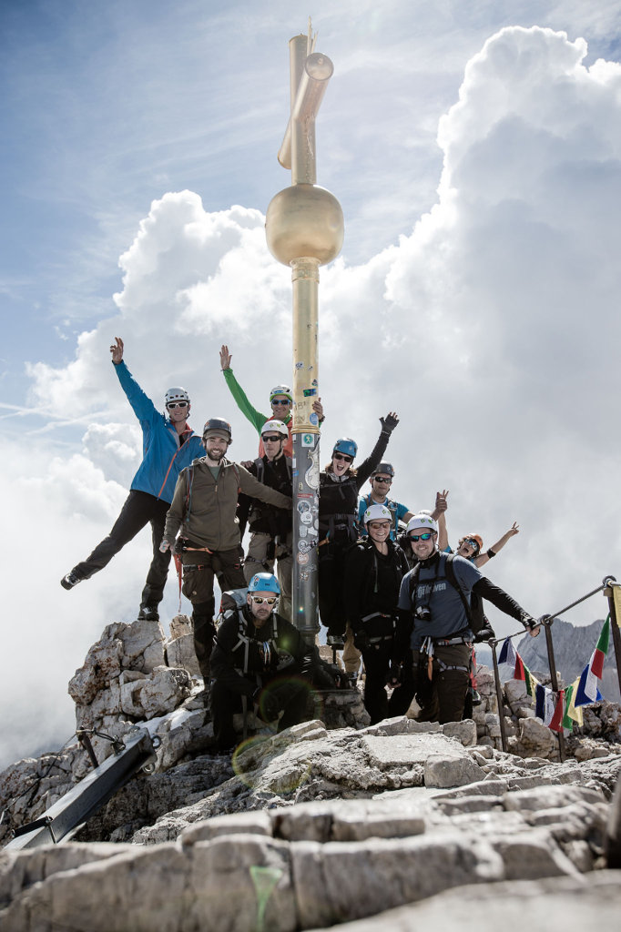 Hanwag Alpine Experience 2014: Erfolgreiche Sternbesteigung der Zugspitze Hanwag Alpine Experience 2014: Erfolgreiche Sternbesteigung der Zugspitze