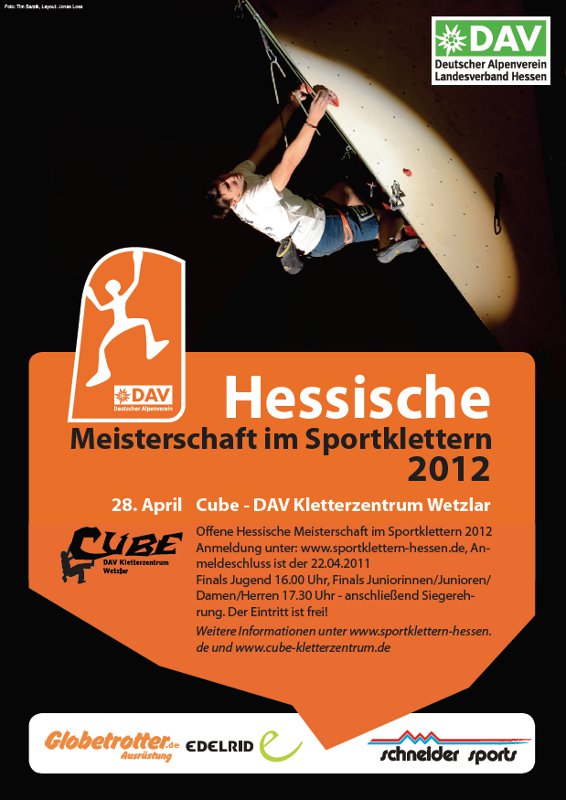 Hessische Meisterschaft im Sportklettern am 28.04.12 in Wetzlar Hessische Meisterschaft im Sportklettern am 28.04.12 in Wetzlar