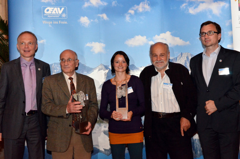 Kurt Diemberger, Pit Schubert und Bettina Schöpf wurden vom OeAV ausgezeichnet Kurt Diemberger