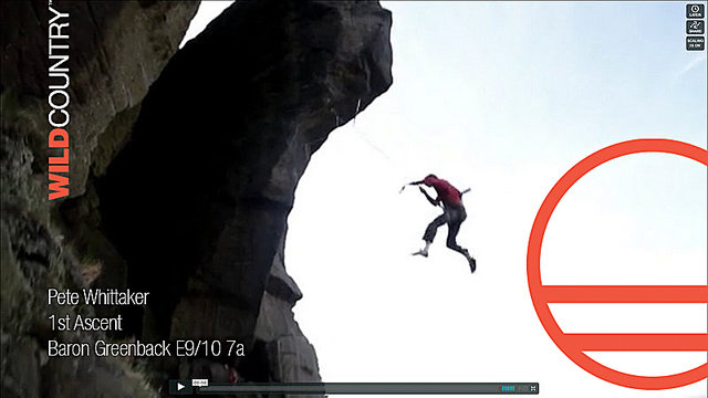 [VIDEO] Pete Whittaker on the 1st ascent of Baron Greenback (E9/10 7a)