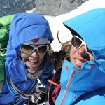 Christina Huber und Caroline North auf dem Gipfel des Cerro Torre (c) Caroline North