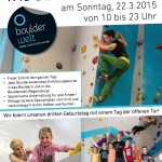 Tag der offenen Tür in der Boulderwelt Regensburg