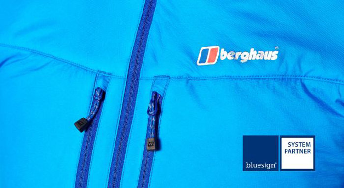 Berghaus ist als erste britische Marke Systempartner von bluesign