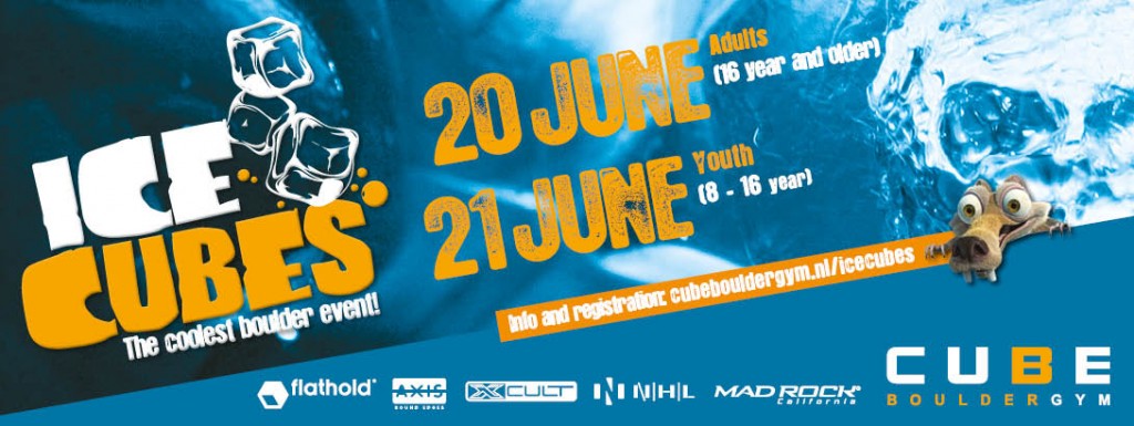 Ice Cubes 2015 im Cube Bouldergym in Enschede