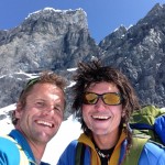 Roger Schäli und Simon Gietl am Devils Paw Northtower