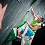 Mathias Conrad beim Deutschen Bouldercup 2015 in Friedrichshafen (c) DAV/Vertical Axis