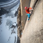 Leo Houlding in der Mirror Wall (c) Berghaus, Matt Pycroft, Coldhouse Collective