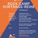 Rock Camp Vortragsreihe 2015 in der Fränkischen Schweiz