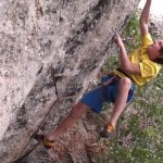 Jonathan Hörst sending Rodeo Free Europe (5.14a/8b+) (c) Training4Climbing