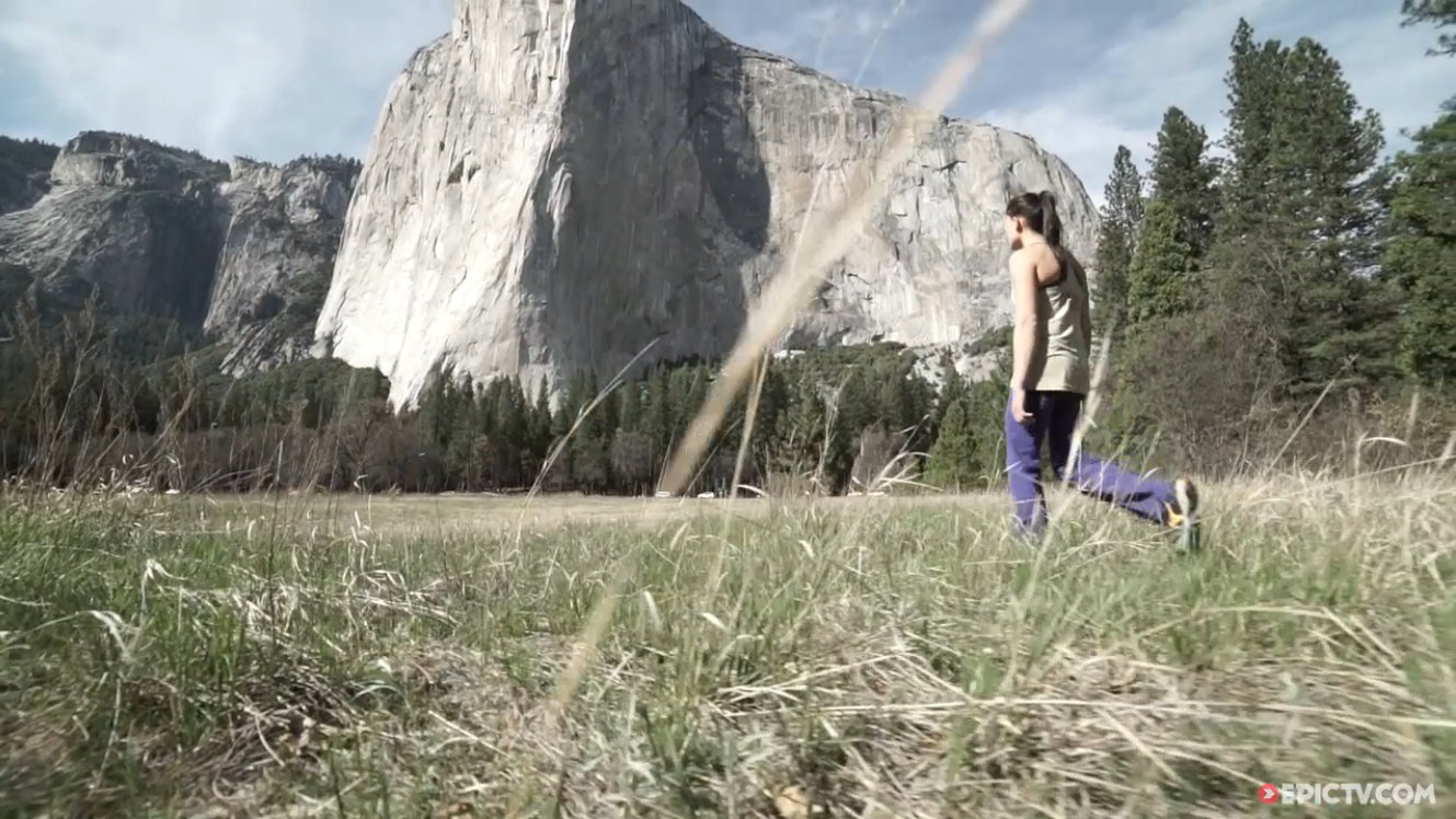 Megan Mascarenas Bouldering In Yosemite (c) EpicTV
