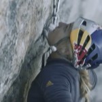 Sasha DiGiulian and Carlo Traversi climbing "Magic Mushroom" (7c+) (c) adidas Outdoor