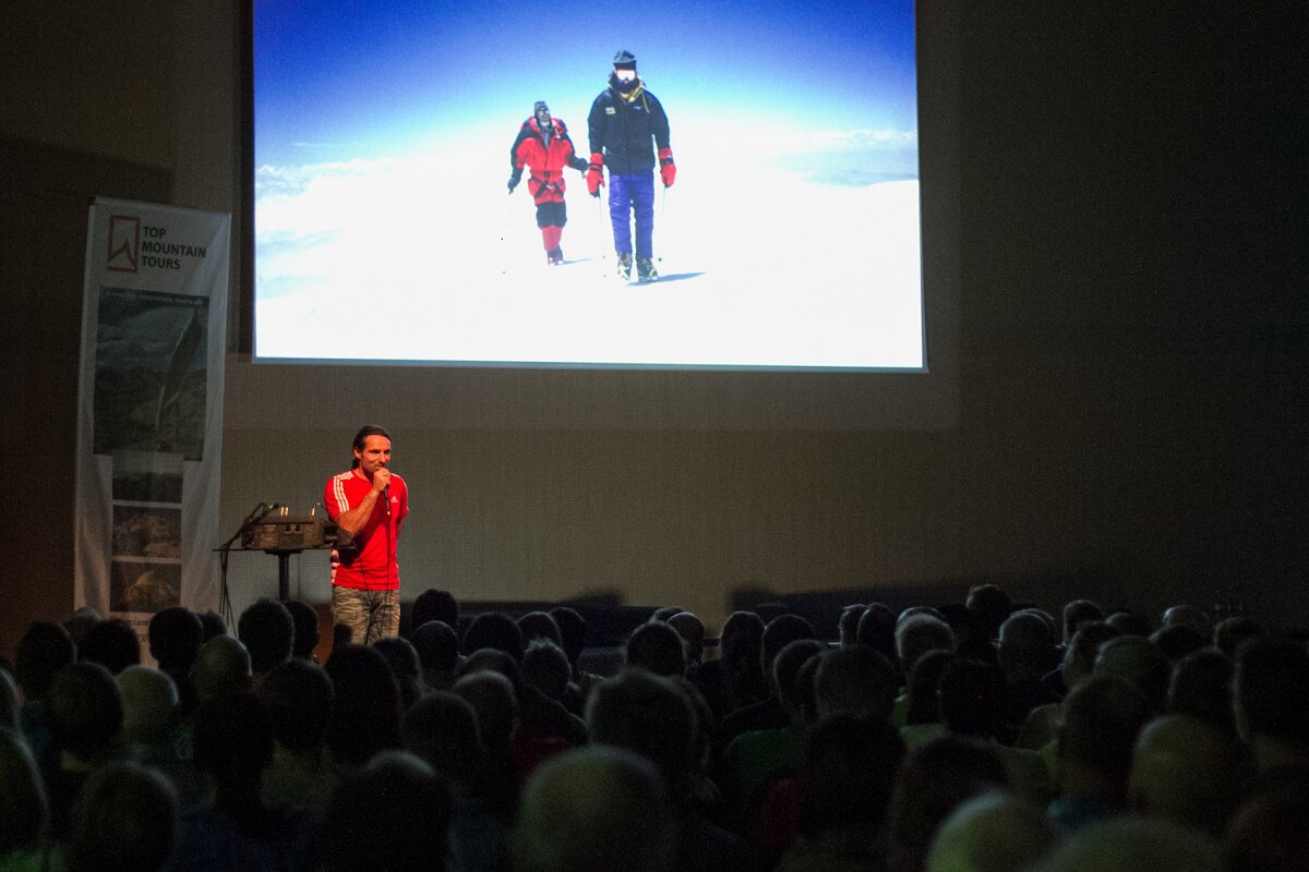 Alexander Huber auf der Alpinmesse Innsbruck 2015 (c) Alpinmesse Innsbruck