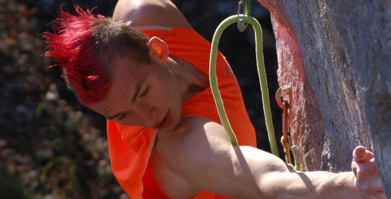 Sebastian Halenke gelingt erste 9a Sebastian Halenke in "Iron Man" (9a) (c) Archiv Halenke