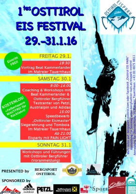1. Eiskletterfestival in Osttirol