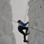 Eisklettern bei den Psairer Bauernmeisterschaften
