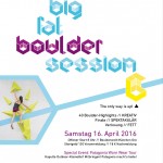 Big Fat Boulder Session 2016