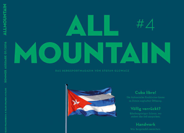 Sommer 2016 Ausgabe von ALLMOUNTAIN: Schwerpunktthema 'Grenzen'