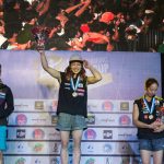 Boulderweltcup 2016 in Navi Mumbai: Monika Retschy sensationell Zweite (c) IFSC/Eddie Fowke
