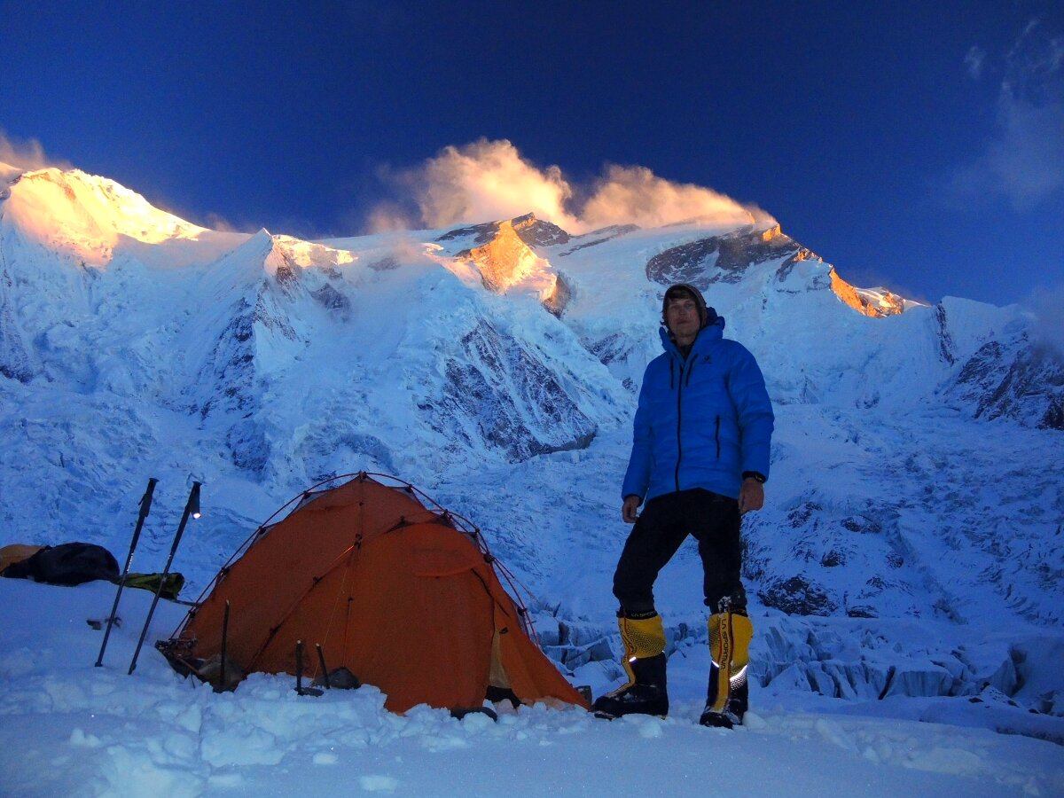 Jost Kobusch als jüngster Deutscher auf dem Gipfel der Annapurna (c) Archiv Kobusch