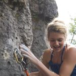 Lena Herrmann in ‚Battle Cat‘ (8c+) (c) prAna
