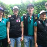 Jessica Pilz, Katharina Posch, Jakob Schubert, Magdalena Röck und Nationaltrainer Martin Hammerer (c) KVÖ / Heiko Wilhelm