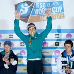 Siegerpodest Herren beim Leadweltcup 2016 in Imst (c) KVÖ/Wilhelm