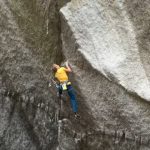 Alex Megos on One Day Ascent of Dreamcatcher (5.14d) in Squamish, BC (c) Tim Schaufele