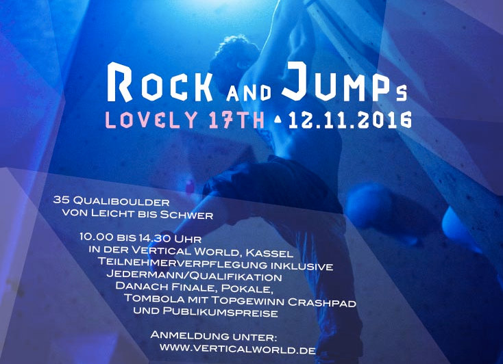 ROCK&JUMP 2016 – „Lovely 17“ in der Vertical World in Kassel ROCK&JUMP 2016