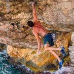 Jernej Kruder On The Second Ascent of 'Es Pontas', Mallorca (c) Kerstin Helbach