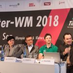 Kletter-WM 2018 Pressekonferenz mit Heiko Wilhelm und Michael Schöpf (c) Elias Holzknecht