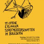19. Offene Erlanger Stadtmeisterschaften im Bouldern (c) DAV Erlangen