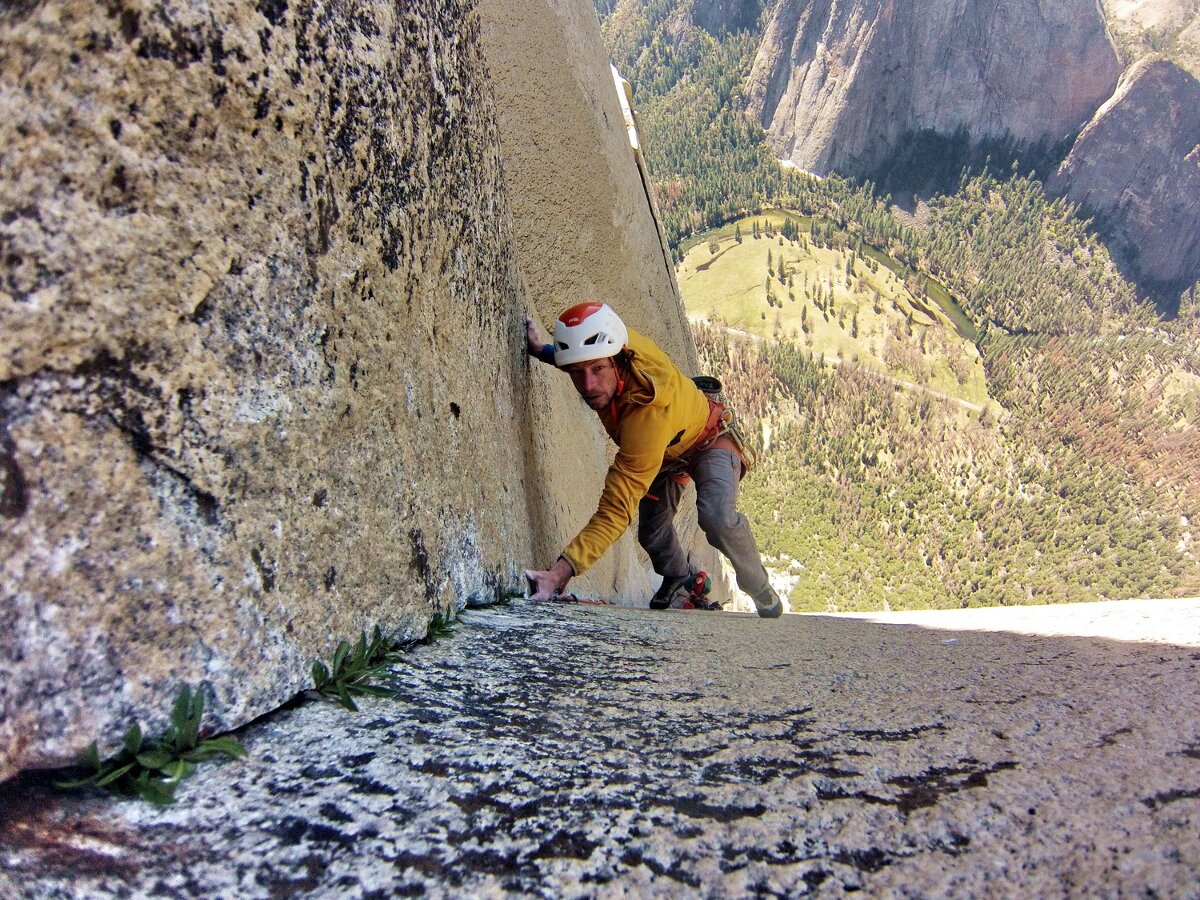 Freie Begehung der Muir Wall am El Capitan (c) Silvan Schüpbach, Dimitri Vogt
