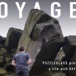 David Fitzgerald on 'Voyager' (8B+) (c) Puzzleglass