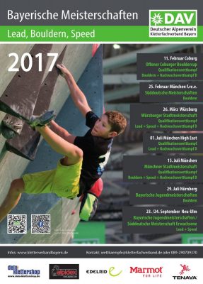 Bayerische Jugendmeisterschaften Bouldern 2017 in Nürnberg
