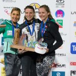 Mina Markovic, Anak Verhoeven und Jessica Pilz bei der Lead-EM 2017 (c) KVÖ / Heiko Wilhelm